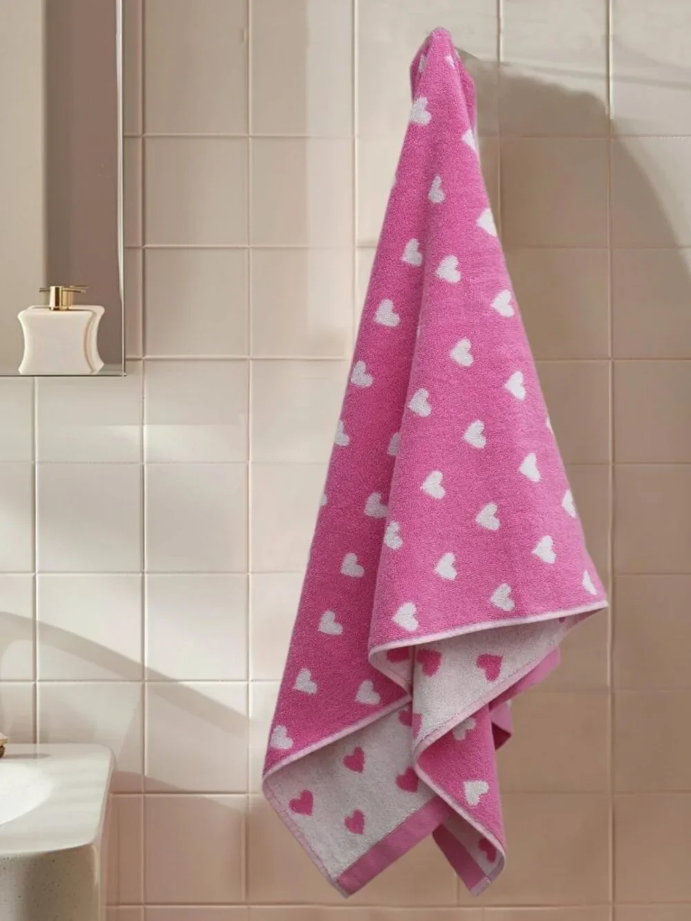 6-Piece Kids Towel Set - Soft 100% Cotton Jacquard Bath Towels for Fun Bathrooms